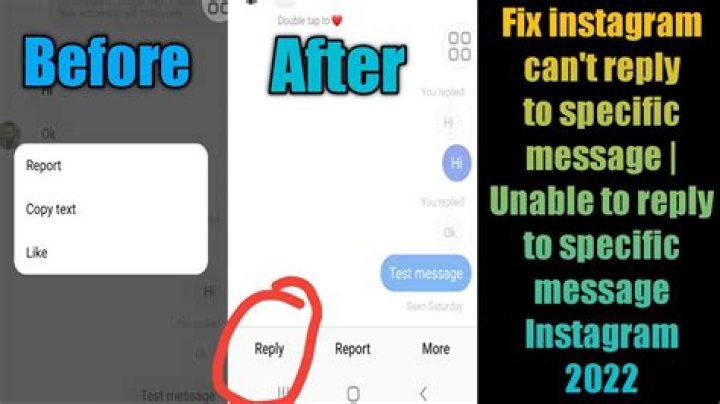 Why can't I directly reply to messages on Instagram?