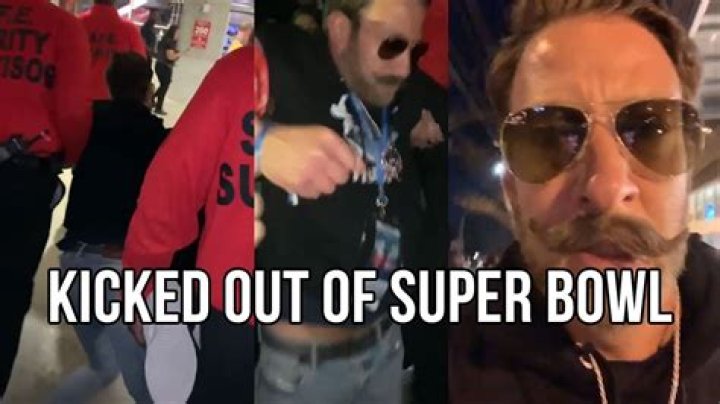 Why did David Portney get kicked out of Super Bowl?