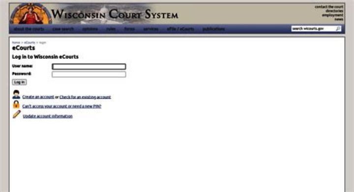 wicourts.gov login safely, analysis & comments