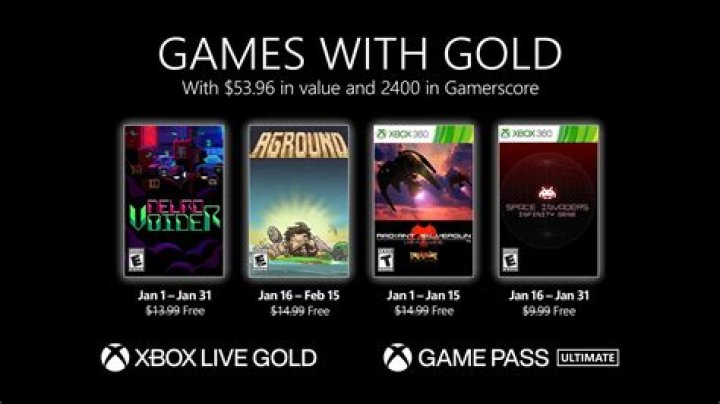 Xbox Games With Gold January 2022: Full List