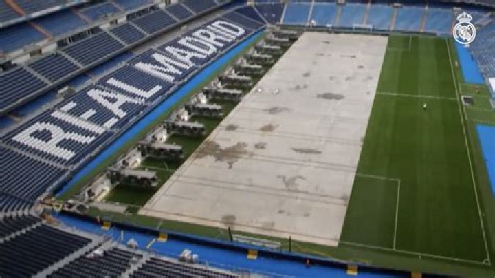 Zeitraffer-Video zeigt neue Rasen-Technik im Bernabeu – 11FREUNDE